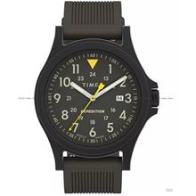 TIMEX TW4B30000 Expedition Acadia Date Quartz 40mm Silicone Green Grey