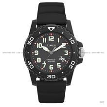 TIMEX TW5M61200 Diver Style Date Quartz 42mm Silicone Strap Black