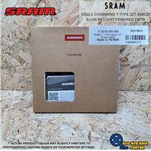 SRAM Eagle Chainring T-Type 32T 94BCD Alum BK Light Powered E MTB