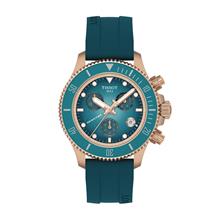 TISSOT T1202173704100 SEASTAR 1000 QUARTZ CHRONOGRAPH 38mm Turquoise