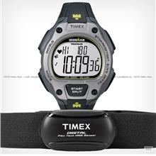 TIMEX T5K719 IRONMAN Road Trainer HRM 44mm Resin Strap Grey Green