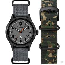 TIMEX TWG017700 Todd Snyder Military Inspired 40mm Dual Strap Grey