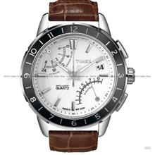 TIMEX T2N496 SL Series Fly-Back Intelligent Quartz Chrono 42mm Leather