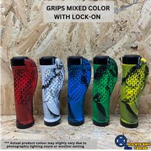 Bicycle Handle Grips Mixed Colors With Lock-on Anti slip