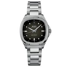 MIDO M049.307.11.081.00 MULTIFORT TV 35 Date Rectangular SS Bracelet