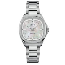 MIDO M0493071110600 MULTIFORT TV 35 Date Diamonds SS Bracelet MOP