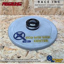 Race Inc. BMX Headset - Straight / Tapered  Sealed Bearing Black BMX