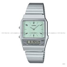 CASIO AQ-800E-3A Unisex VINTAGE Ana-Digi Dual Time Bracelet Green