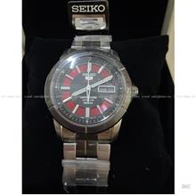 SEIKO 5 Sports SRP383K1 Baby Tuna LE Day Date Auto Bracelet Black Red