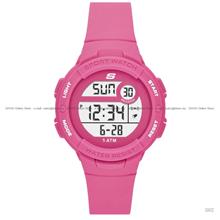 SKECHERS Watch SR2131 CRENSHAW Sports Digital 42mm Pink Polyurethane