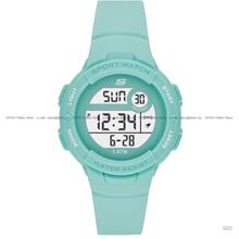 SKECHERS Watch SR2133 CRENSHAW Sports Digital 42mm Green Polyurethane