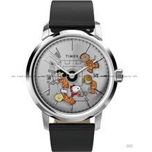 TIMEX TW2W87200 Peanuts Marlin Space Date 40mm Automatic Silver Dial