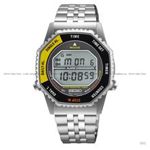 SEIKO SMGG17P1 Rotocall Digital Quartz 37mm SS Bracelet Black Yellow