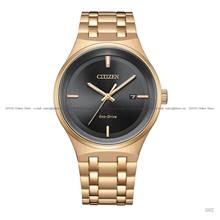 CITIZEN BM7653-50E Date Eco-Drive 40mm SS Bracelet Black Rose Gold