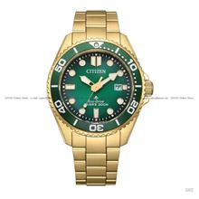 CITIZEN BN0262-59W PROMASTER Diver Date Eco-Drive 40.6mm Gold Bracelet