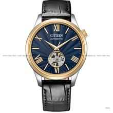 CITIZEN NH9136-02L Open Heart Automatic 40mm Black Leather Blue Dial