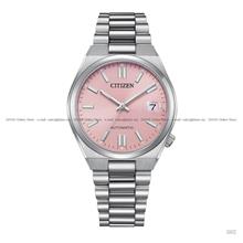 CITIZEN NJ0200-50Z TSUYOSA Date Automatic 37mm SS Bracelet Pink