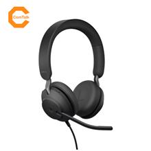 Jabra Evolve2 40 SE Wired USB-A Stereo Headset | Black