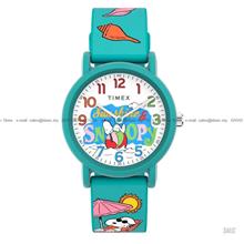 TIMEX TW2V78500 Peanuts Color Rush Just Beachy 36mm Silicone Green