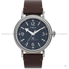 TIMEX TW2W20400 Waterbury Standard Coin Edge 40mm Leather Blue Brown