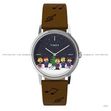 TIMEX TW2W47200 Marlin Handwind Peanuts Group Singing 34mm Leather