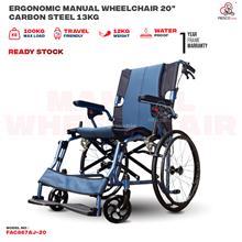 Fresco Manual Wheelchair Carbon Steel 20” Rear Wheel