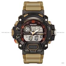 ARMITRON 20-5477BDG HORIZON Analog Digital Quartz 54mm Resin Green