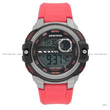ARMITRON 40-8462REDWM Men's Digital Sports 51mm Resin Strap Red