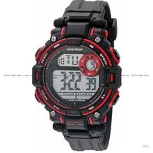 ARMITRON 45-7066RED Unisex Digital Sports Quartz 40mm Resin Black