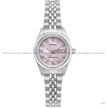 ARMITRON 75-2475PMSV MINNIE Day Date Quartz 24mm Bracelet Pink MOP