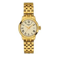 TISSOT T1292103326300 CLASSIC DREAM Date Quartz 28mm Gold SS Bracelet