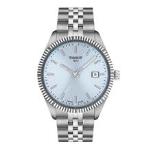 TISSOT T156.410.11.351.00 BALLADE Date Quartz 40mm Bracelet Ice Blue