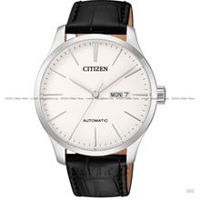 CITIZEN NH8350-08B Day-Date Automatic 40mm Black Leather White Dial