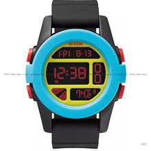 NIXON A197-1935 THE UNIT Digital Watch 44mm Silicone Strap Multicolour