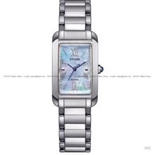 CITIZEN L EW5620-55N Rectangle Eco-Drive 19.5mm SS Bracelet MOP