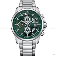 CITIZEN AN3690-56X Chronograph Quartz 44mm SS Bracelet Green