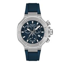 TISSOT T141.817.17.041.00 T-RACE Quartz 38mm Rubber Strap Blue Dial
