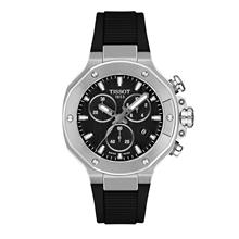 TISSOT T141.817.17.051.00 T-RACE Quartz 38mm Rubber Strap Black Dial