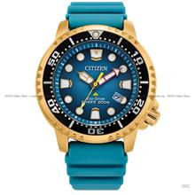 CITIZEN BN0162-02X PROMASTER Diver Date Eco-Drive 44mm Blue Gold