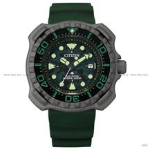 CITIZEN BN0228-06W PROMASTER Diver Date Eco-Drive 45.8mm Green Rubber