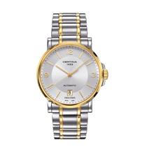 CERTINA C017.407.22.037.00 DS Caimano Gent Date Auto SSB Silver Gold