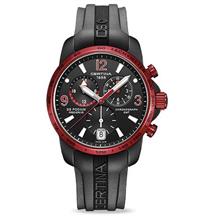 CERTINA C001.639.97.057.02 DS Podium Alu Chrono GMT 42mm Black Red