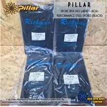 Pillar Spoke SR14 14G J-Bend – High-Performance Steel Spokes (Black)