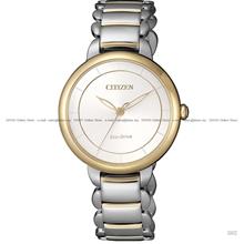 CITIZEN L EM0674-81A Eco-Drive 31mm Two-Tone SS White Dial