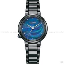 CITIZEN L EM0915-86N Diamond Eco-Drive 30mm SS Bracelet Blue MOP Dial