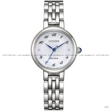CITIZEN L EM0990-81A Analog 3-Hand Eco-Drive 27.7mm SS Bracelet White