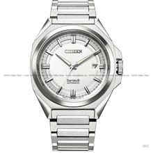 CITIZEN NB6010-81A SERIES 8 Date Automatic 40mm SS Bracelet Silver