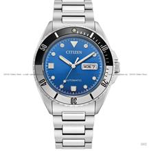CITIZEN NH7530-52M Day Date Automatic 42mm SS Bracelet Blue