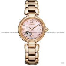 CITIZEN L PR1022-80X Open Heart Crystals Automatic 28mm Rose Gold