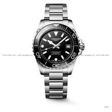 LONGINES L3.779.4.56.6 HYDROCONQUEST Date Auto 39mm SS Bracelet Black